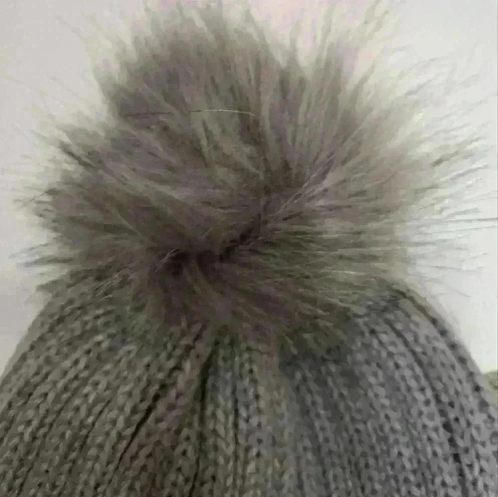 Calvin Klein Knit Beanie, Gray - Picture 2 of 5